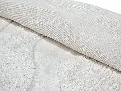 Ryatæpper - Bonnie Natural Cotton Shaggy (offwhite)