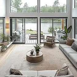 Wilton-tæppe - Bornos (grå/beige)