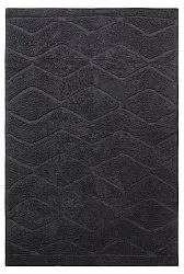 Ryatæpper - Brynn Natural Cotton Shaggy (sort)