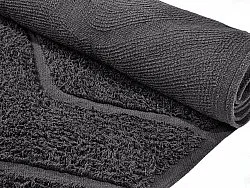 Ryatæpper - Brynn Natural Cotton Shaggy (sort)