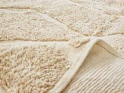 Runde tæpper - Brynn Natural Cotton Shaggy (beige)