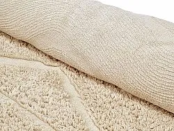 Runde tæpper - Brynn Natural Cotton Shaggy (beige)