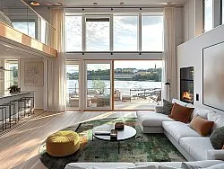 Rundt tæppe - Calabria (multi)