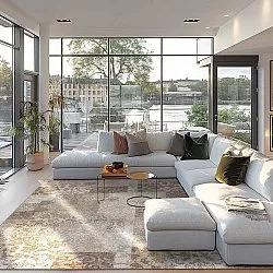 Wilton-tæppe - Carthage (beige)