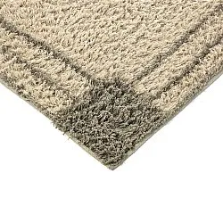 Ryatæpper - Cataya Natural Cotton Shaggy (beige/taupe)