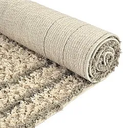 Ryatæpper - Cataya Natural Cotton Shaggy (beige/taupe)