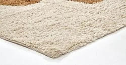 Ryatæpper - Cervia Natural Cotton Shaggy (beige)