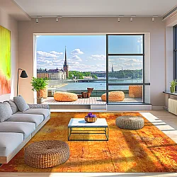 Wilton-tæppe - Cesano (orange)