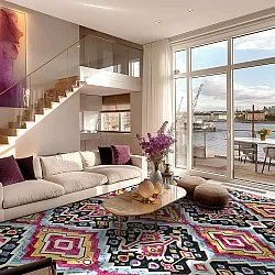 Wilton-tæppe - Cizre (multi)