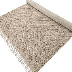 Ryatæpper - Conara Natural Cotton Shaggy (beige)
