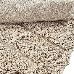 Runde tæpper - Conara Natural Cotton Shaggy (beige)