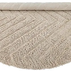 Runde tæpper - Conara Natural Cotton Shaggy (beige)