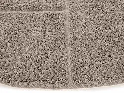 Runde tæpper - Cremona Natural Cotton Shaggy (taupe)