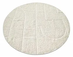 Runde tæpper - Cremona Natural Cotton Shaggy (offwhite)