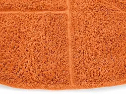 Runde tæpper - Cremona Natural Cotton Shaggy (orange)