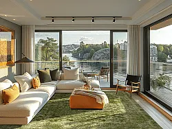 Wilton-tæppe - Denizli (grøn)