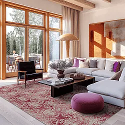 Wilton-tæppe - Edirne (lyserød)