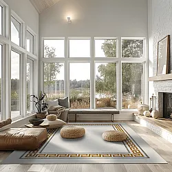 Wilton-tæppe - Egiali (grå)