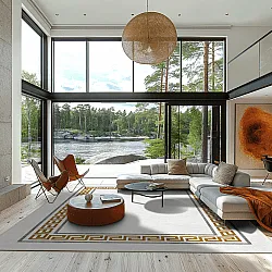 Wilton-tæppe - Egiali (grå)