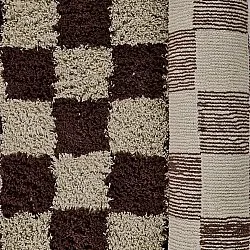 Ryatæpper - Elsey Natural Cotton Shaggy (beige/brun)