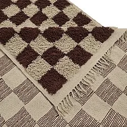 Ryatæpper - Elsey Natural Cotton Shaggy (beige/brun)