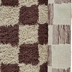 Runde tæpper - Elsey Natural Cotton Shaggy (beige/brun)