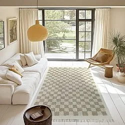 Ryatæpper - Elsey Natural Cotton Shaggy (fløde/sand)