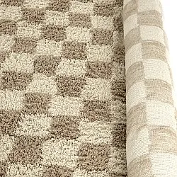 Ryatæpper - Elsey Natural Cotton Shaggy (fløde/sand)