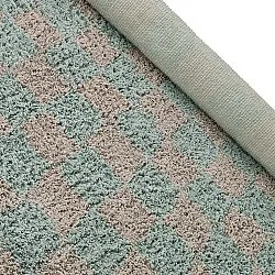 Ryatæpper - Elsey Natural Cotton Shaggy (grå/pink)