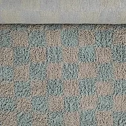 Ryatæpper - Elsey Natural Cotton Shaggy (grå/pink)