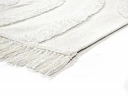 Ryatæpper - Emilia Natural Cotton Shaggy (offwhite)
