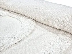 Ryatæpper - Emilia Natural Cotton Shaggy (offwhite)