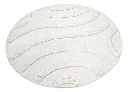 Runde tæpper - Emilia Natural Cotton Shaggy (offwhite)