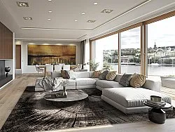 Wilton-tæppe - Event (grå)