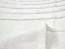 Runde tæpper - Everly Natural Cotton Shaggy (offwhite)