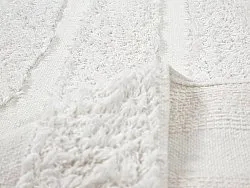 Runde tæpper - Fallon Natural Cotton Shaggy (offwhite)