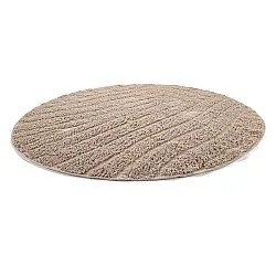 Runde tæpper - Farley Natural Cotton Shaggy (beige)