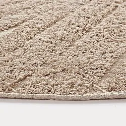 Runde tæpper - Farley Natural Cotton Shaggy (beige)