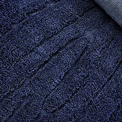 Ryatæpper - Farley Natural Cotton Shaggy (blå)