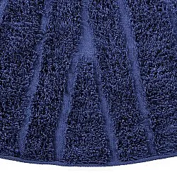 Runde tæpper - Farley Natural Cotton Shaggy (blå)