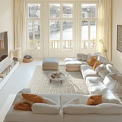 Ryatæpper - Farley Natural Cotton Shaggy (off-white)