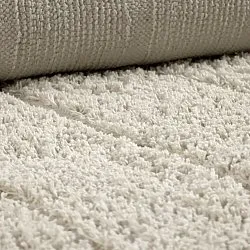 Ryatæpper - Farley Natural Cotton Shaggy (off-white)