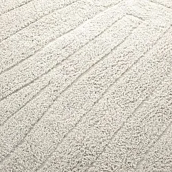 Runde tæpper - Farley Natural Cotton Shaggy (off-white)