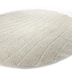 Runde tæpper - Farley Natural Cotton Shaggy (off-white)