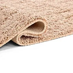 Ryatæpper - Farley Natural Cotton Shaggy (lyserød)
