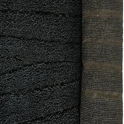 Ryatæpper - Farley Natural Cotton Shaggy (sort)