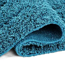 Ryatæpper - Farley Natural Cotton Shaggy (turkis)