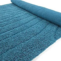 Ryatæpper - Farley Natural Cotton Shaggy (turkis)