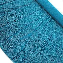Runde tæpper - Farley Natural Cotton Shaggy (turkis)