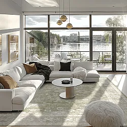 Wilton-tæppe - Gombalia (lysegrøn)